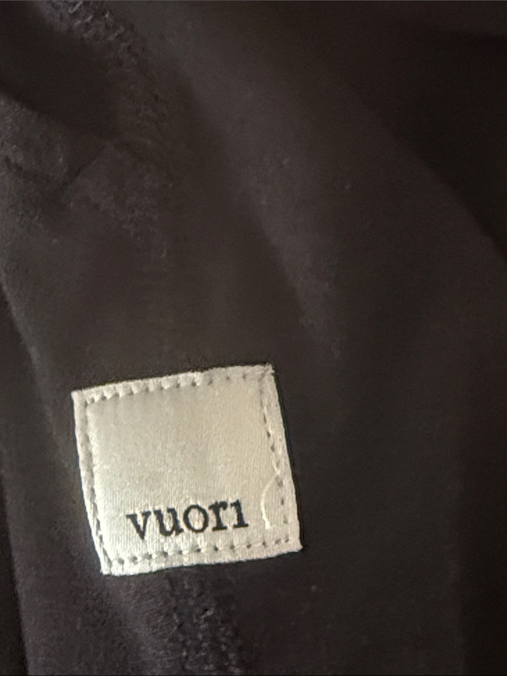 Vuori Black Racerback Jumpsuit with Drawstring s pockets lux harem - Picture 5 of 9